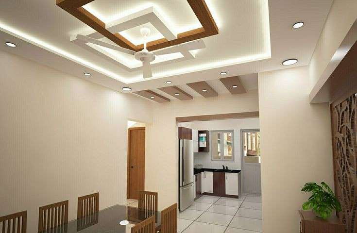 21 POP Ceiling Designs For Hall 1 21 POP Ceiling Designs For Hall Color-Coordinated POP Ceiling Designs for hall