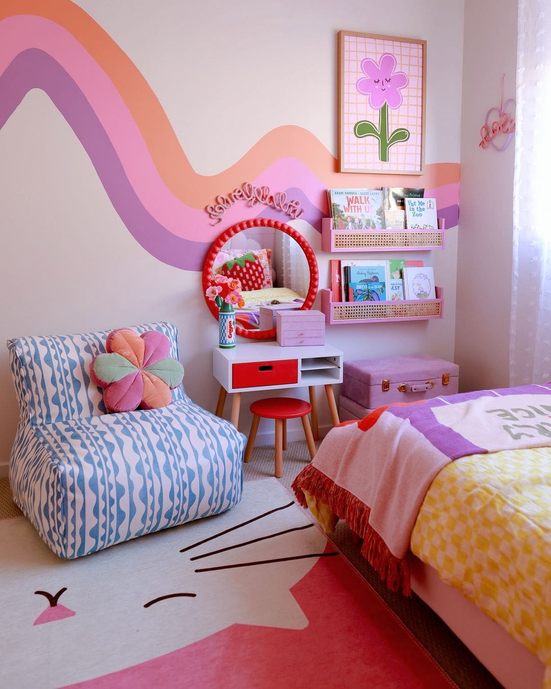 29 Insanely Cute Teen Girl Bedroom Ideas You'll Love 79 29 Insanely Cute Teen Girl Bedroom Ideas You'll Love Colorful Bedroom Decor Teen Girl Bedroom Ideas