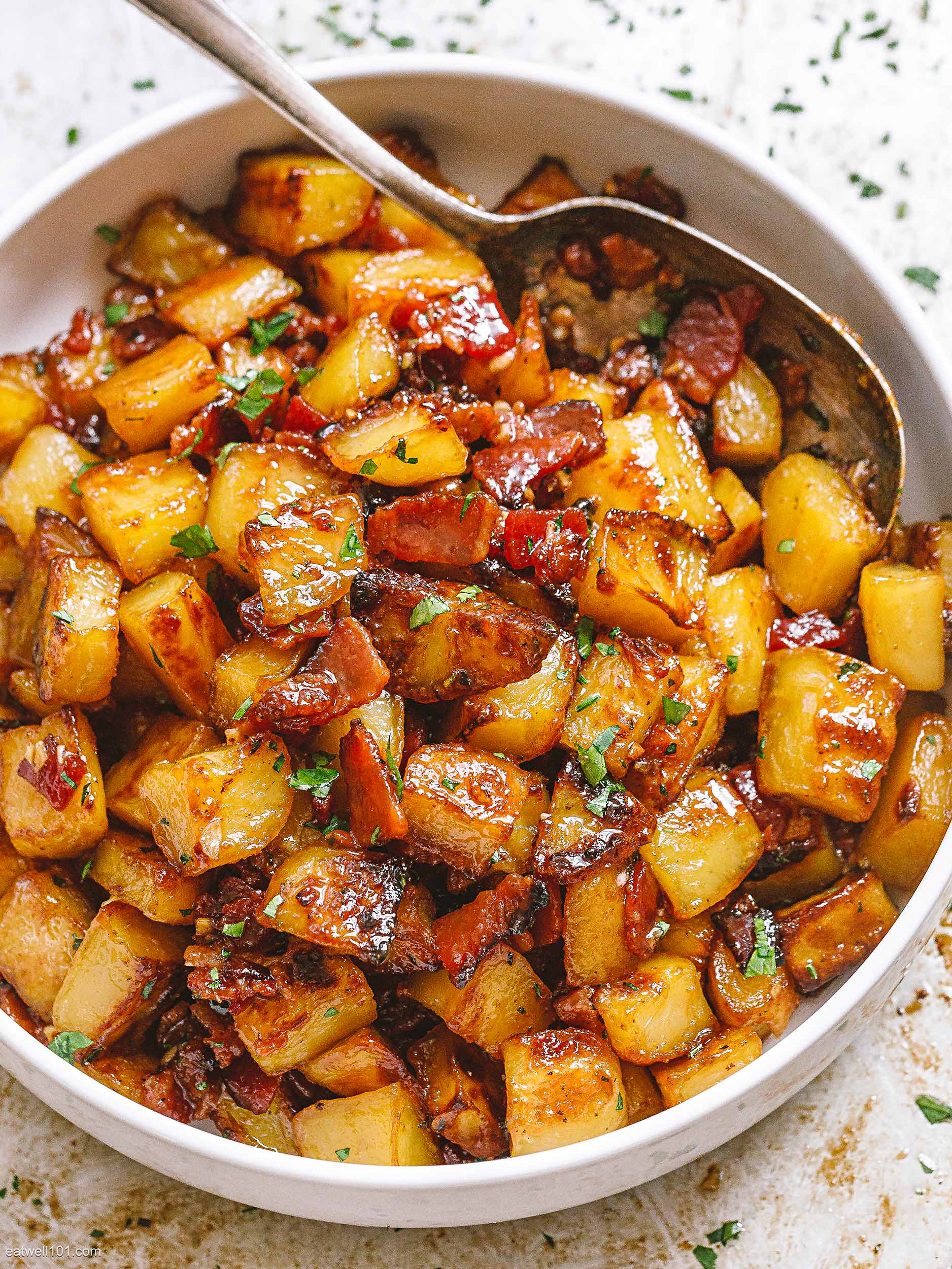 30 Easy & Romantic Valentine’s Dinner Ideas for Couples 64 30 Easy & Romantic Valentine’s Dinner Ideas for Couples Honey Bacon Roasted Potatoes 2 Valentine’s Dinner Ideas