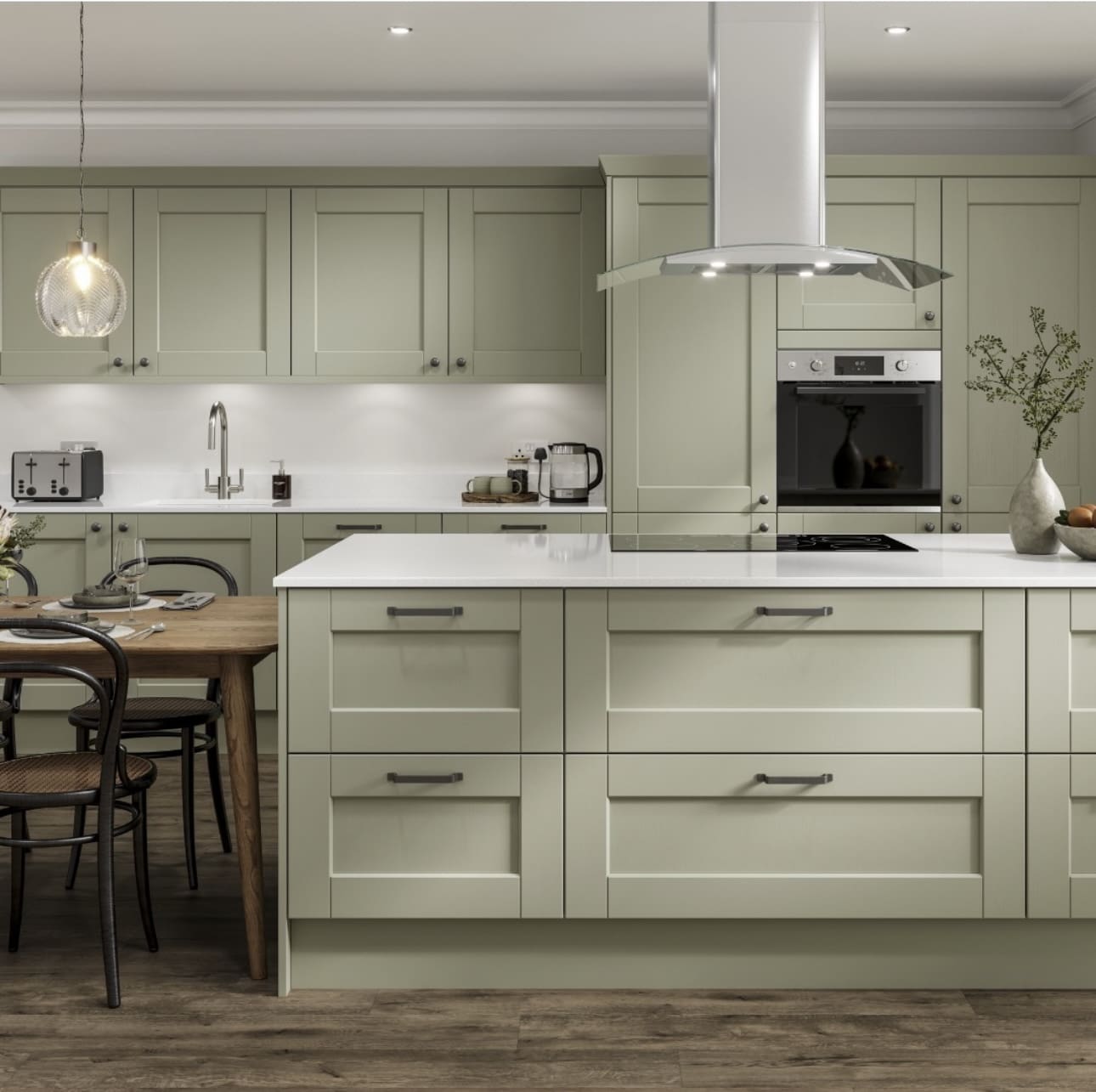 34 Beautiful Sage Green Kitchen Design Ideas to Inspire You 30 34 Beautiful Sage Green Kitchen Design Ideas to Inspire You Sublime Matt Sage Green Kitchen