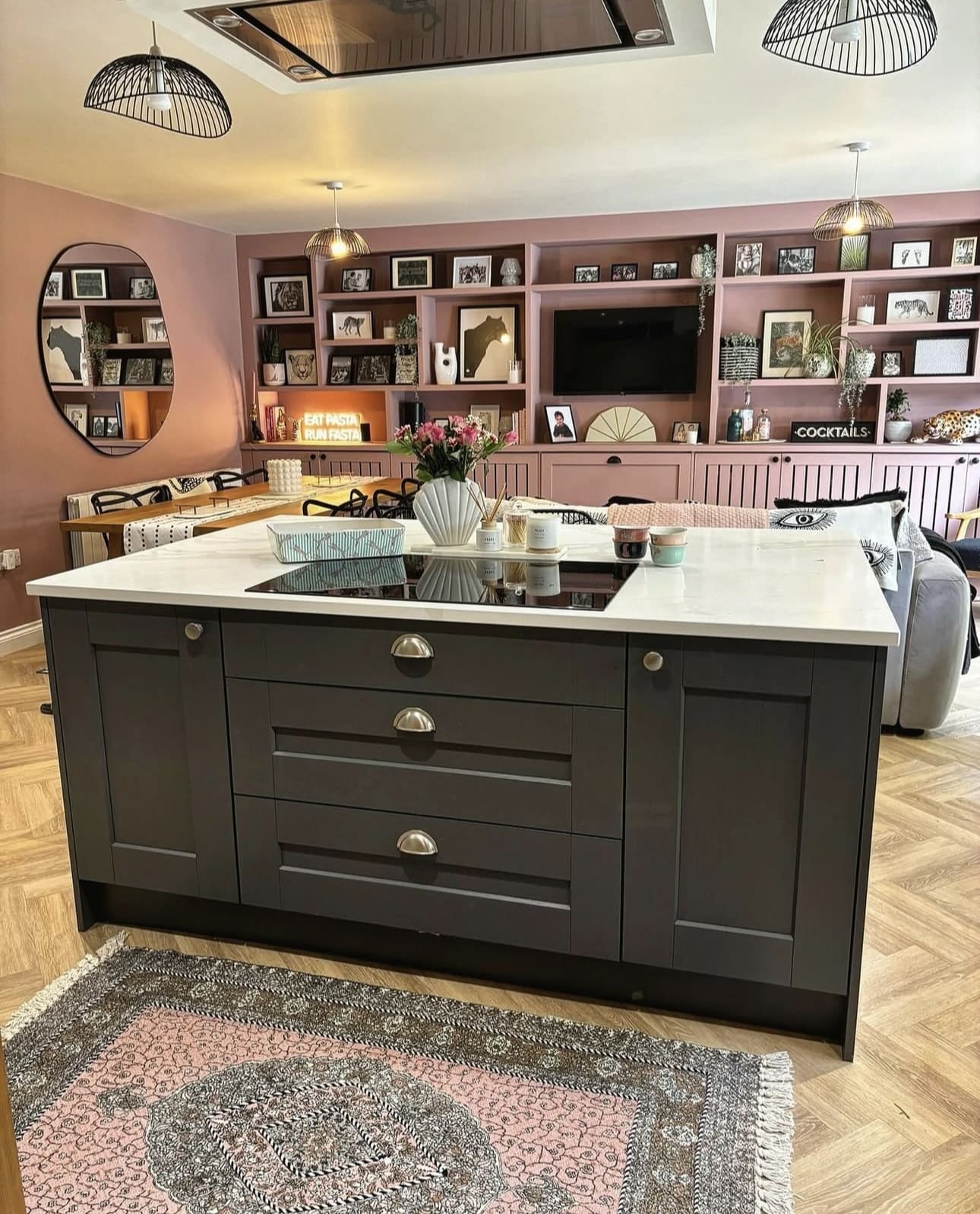 35 Stunning Pink Kitchen Design Ideas to Inspire You 90 35 Stunning Pink Kitchen Design Ideas to Inspire You IMG 1241 Pink Kitchen Design Ideas