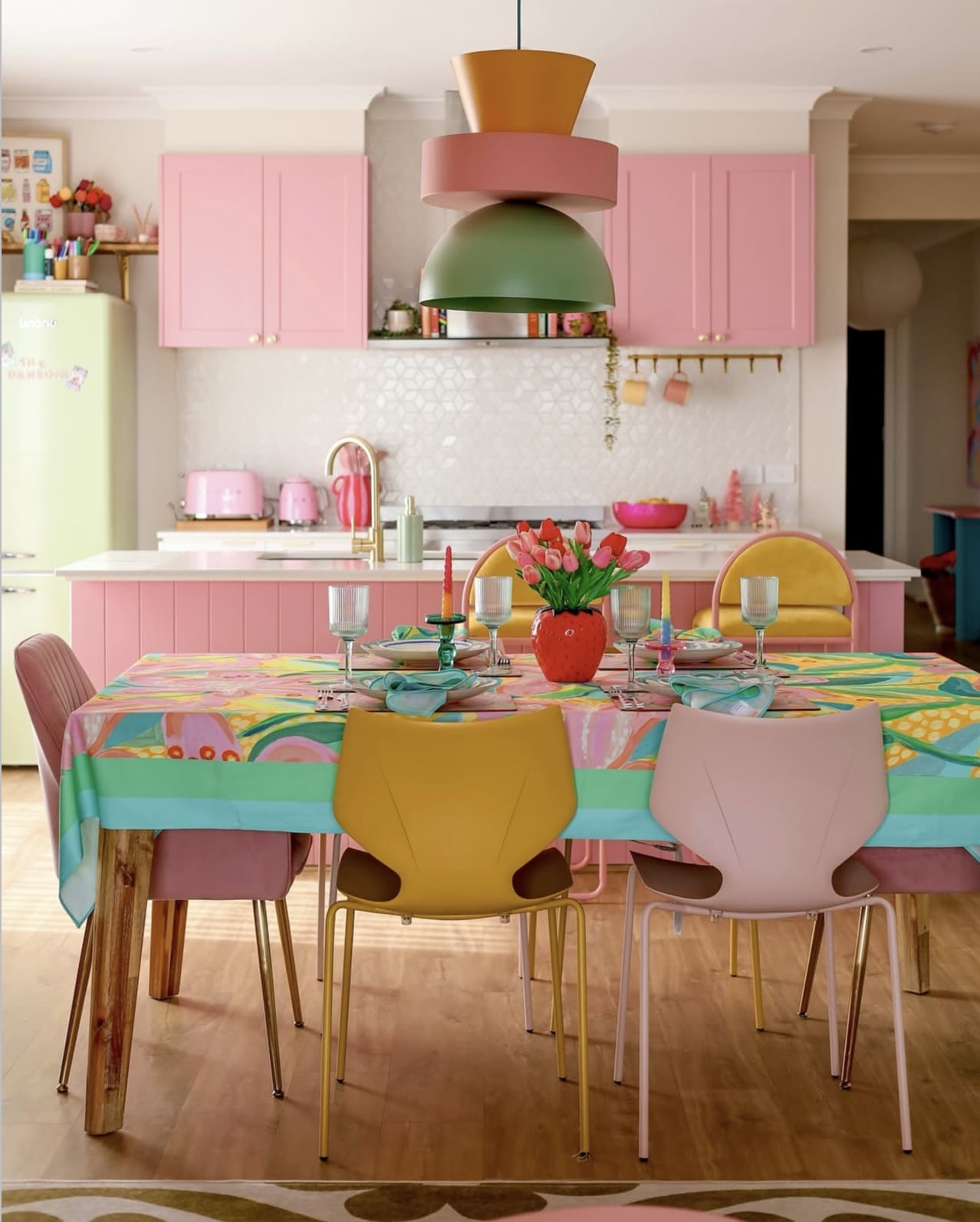 35 Stunning Pink Kitchen Design Ideas to Inspire You 81 35 Stunning Pink Kitchen Design Ideas to Inspire You IMG 1255 Pink Kitchen Design Ideas