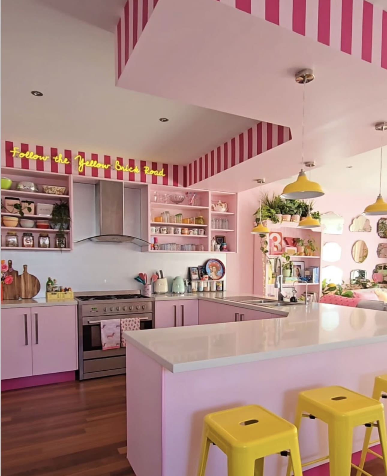 35 Stunning Pink Kitchen Design Ideas to Inspire You 80 35 Stunning Pink Kitchen Design Ideas to Inspire You IMG 1256 Pink Kitchen Design Ideas