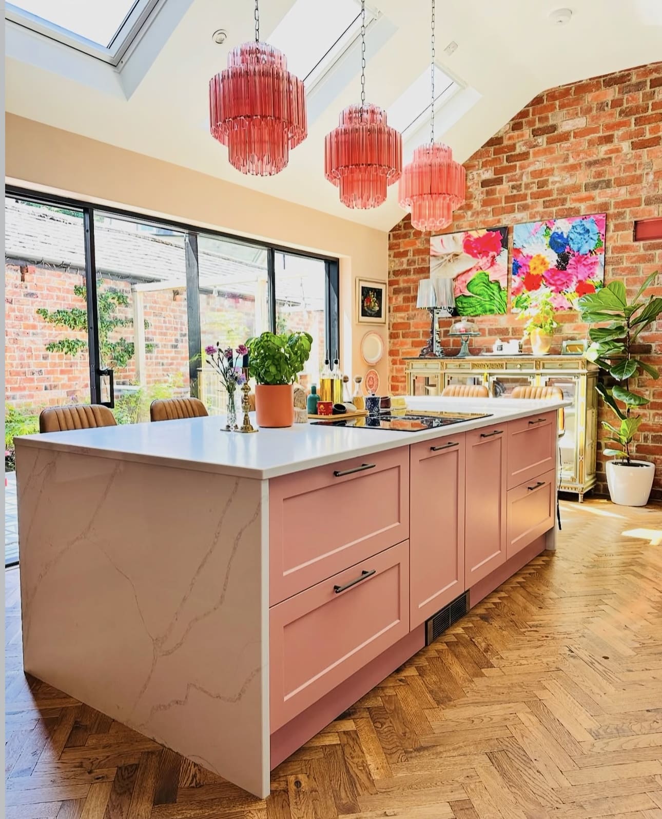 35 Stunning Pink Kitchen Design Ideas to Inspire You 82 35 Stunning Pink Kitchen Design Ideas to Inspire You IMG 1258 Pink Kitchen Design Ideas