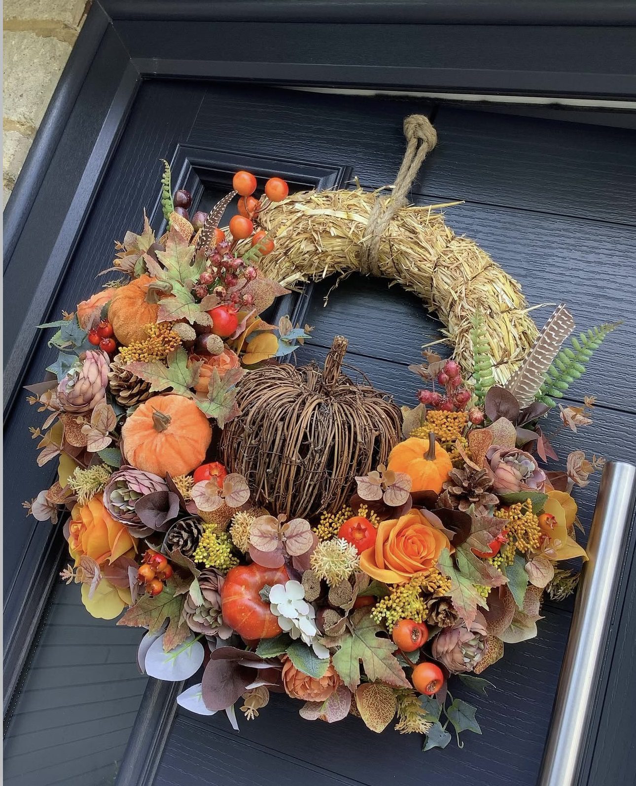 22 Best DIY Fall Wreath Ideas to Warm Up Your Front Door 52 22 Best DIY Fall Wreath Ideas to Warm Up Your Front Door IMG 1283 DIY Fall Wreath Ideas