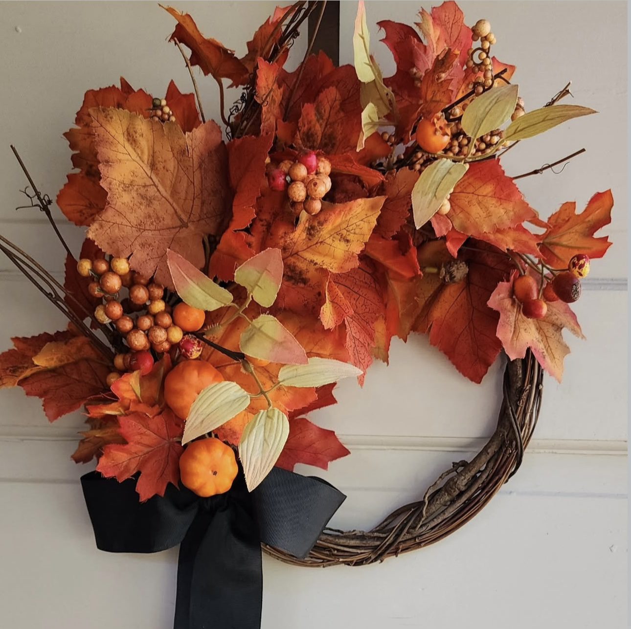 22 Best DIY Fall Wreath Ideas to Warm Up Your Front Door 49 22 Best DIY Fall Wreath Ideas to Warm Up Your Front Door IMG 1290 DIY Fall Wreath Ideas