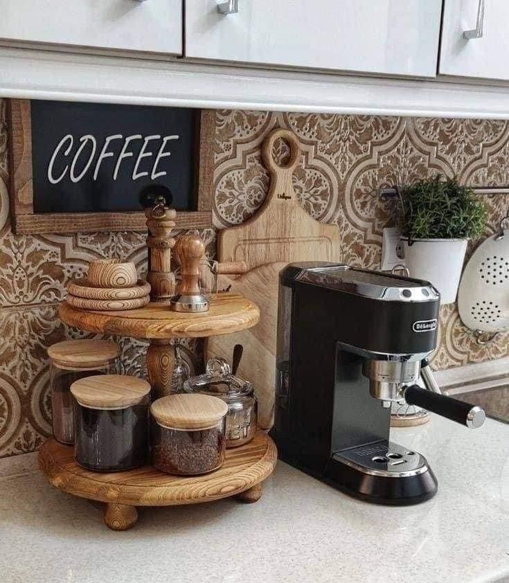 32 Genius Kitchen Counter Coffee Bar Ideas You'll Love 73 32 Genius Kitchen Counter Coffee Bar Ideas You'll Love IMG 3006 Kitchen Counter Coffee Bar ideas