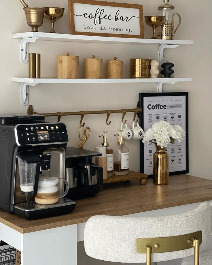 32 Genius Kitchen Counter Coffee Bar Ideas You'll Love 67 32 Genius Kitchen Counter Coffee Bar Ideas You'll Love IMG 3029 Kitchen Counter Coffee Bar ideas