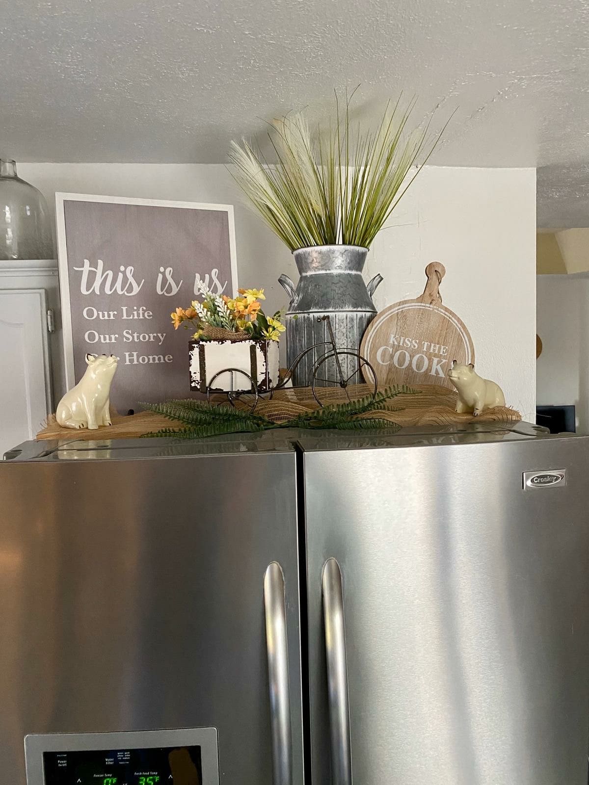 24 Genius Top of Fridge Decor Ideas You'll Love 69 24 Genius Top of Fridge Decor Ideas You'll Love IMG 3271 Top of Fridge Decor Ideas