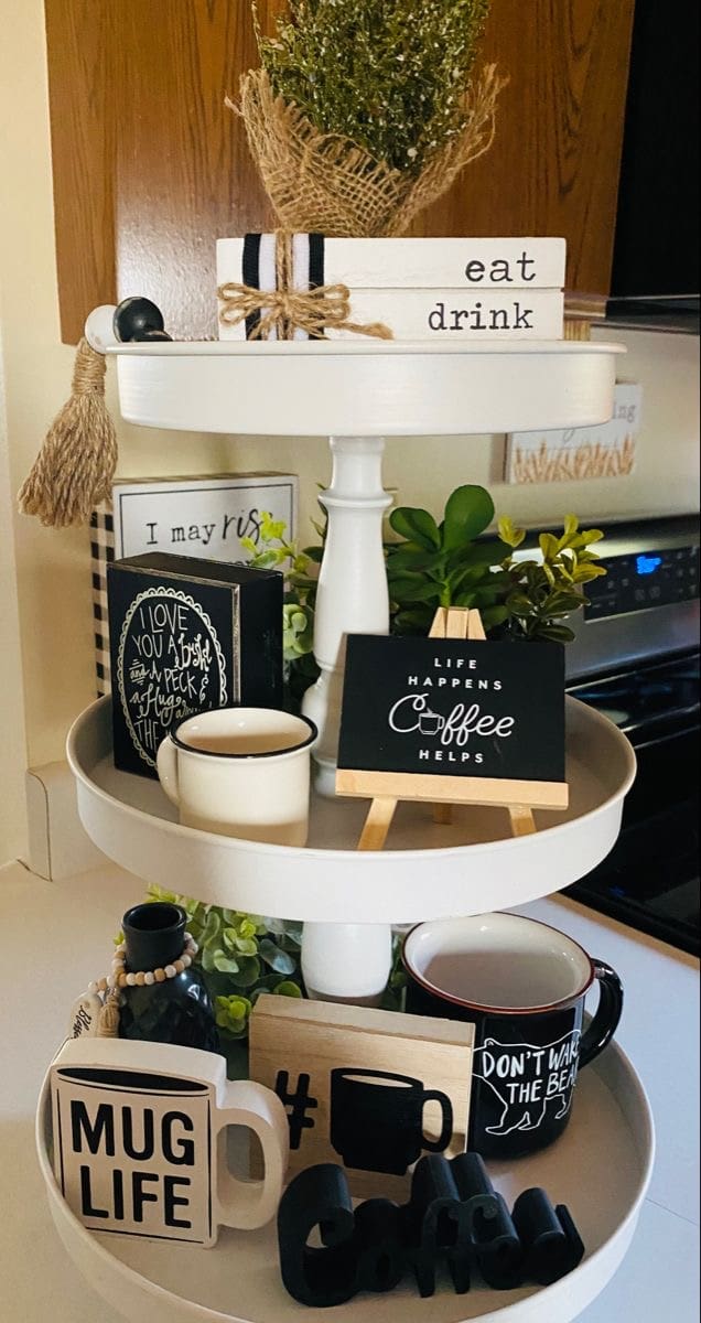 27 Tiered Tray Coffee Bar Ideas Perfect for Small Spaces 72 27 Tiered Tray Coffee Bar Ideas Perfect for Small Spaces IMG 3605 Tiered Tray Coffee Bar Ideas