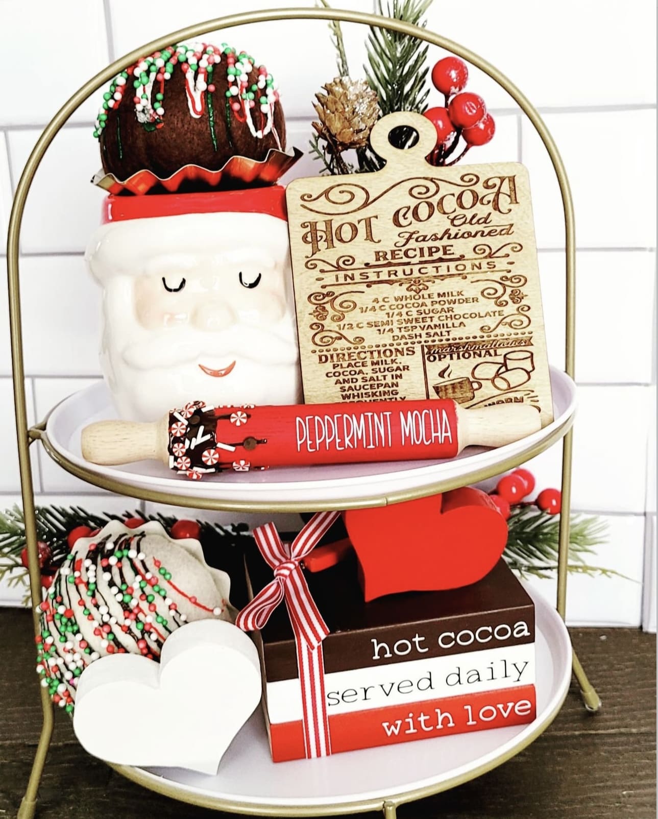 28 Christmas Tiered Tray Ideas for a Festive Display 85 28 Christmas Tiered Tray Ideas for a Festive Display IMG 6973 Christmas Tiered Tray Ideas