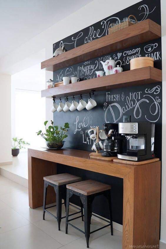 40 Coffee Bar Ideas to Espresso Your Style at Home 26 40 Coffee Bar Ideas to Espresso Your Style at Home interior decor trends 2020 24 coffee bar ideas