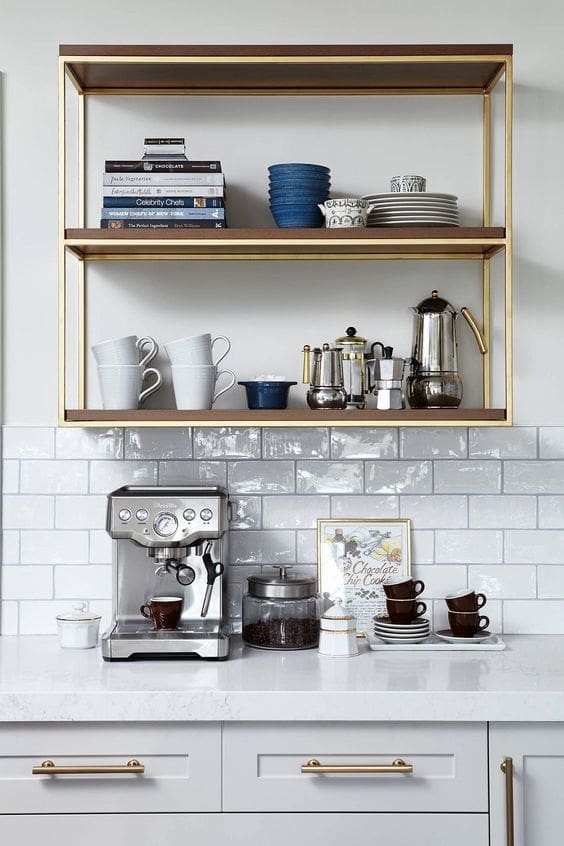 40 Coffee Bar Ideas to Espresso Your Style at Home 29 40 Coffee Bar Ideas to Espresso Your Style at Home jedbhebh coffee bar ideas