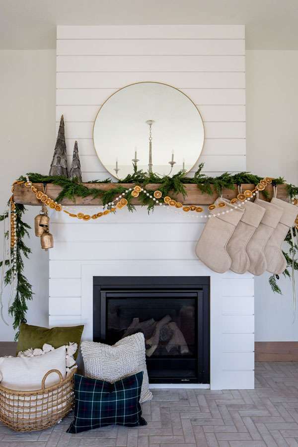 40+ Elegant Christmas Mantel Decor Ideas 34 40+ Elegant Christmas Mantel Decor Ideas LindsaySalazar 15 blog copy Christmas Mantel Decor