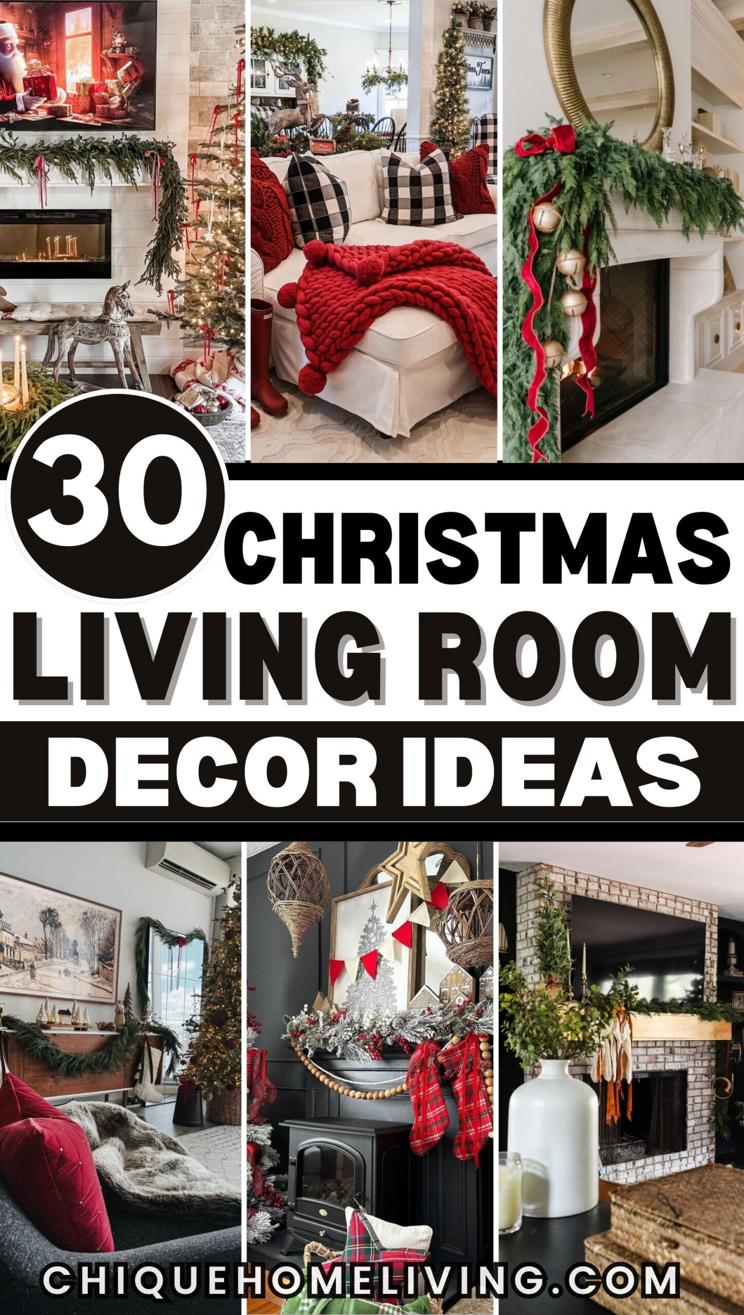 30 Best Christmas Living Room Decor Ideas to Inspire You 63 30 Best Christmas Living Room Decor Ideas to Inspire You Medium Pin Templates 564 x 997 px 21 copy 9 scaled Christmas Living Room Decor Ideas