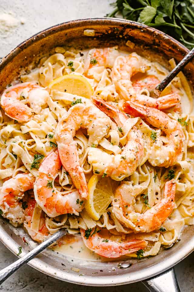 22 Insanely Good Creamy Pasta Recipes You'll Enjoy 60 22 Insanely Good Creamy Pasta Recipes You'll Enjoy Shrimp Fettuccine 3 Creamy Pasta Recipes