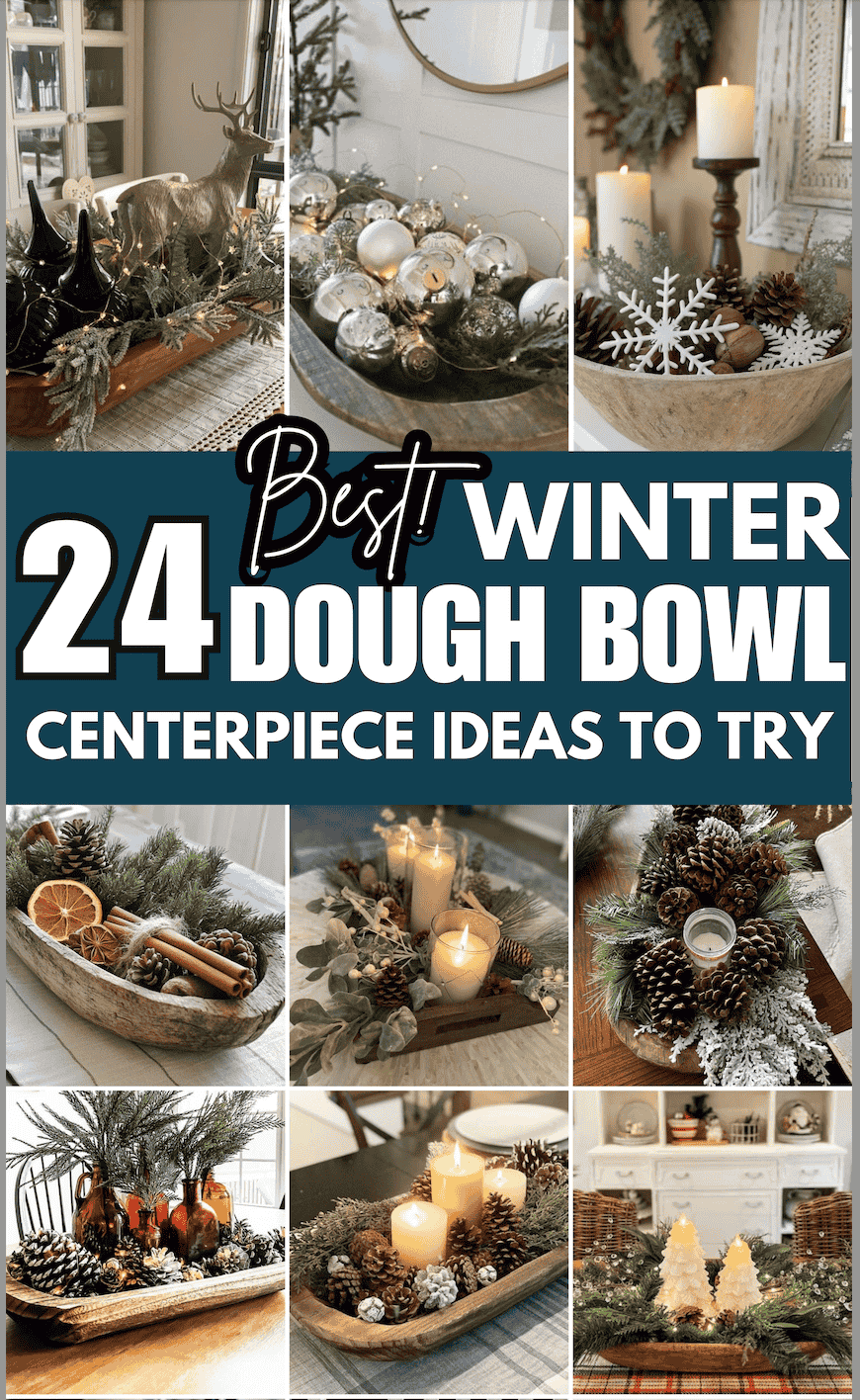 24 Winter Dough Bowl Decor Ideas to Cozy Up Your Home 51 24 Winter Dough Bowl Decor Ideas to Cozy Up Your Home winter dough bowl Winter Dough Bowl
