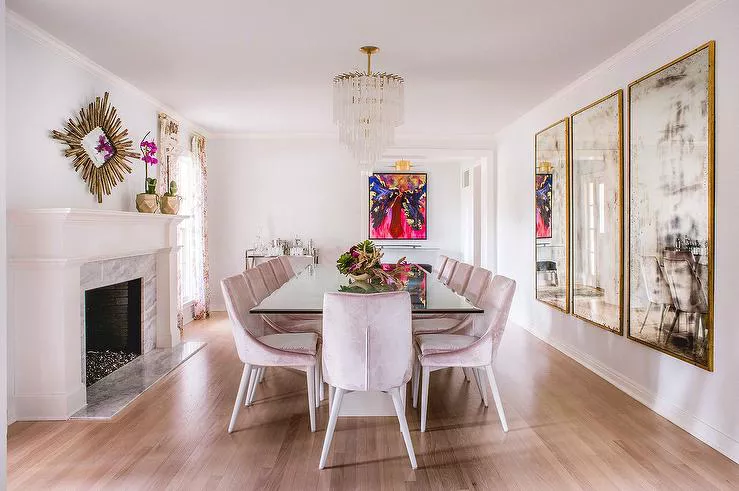 17 Dining Room Wall Decor Ideas that Will Blow Your Mind! 6 17 Dining Room Wall Decor Ideas that Will Blow Your Mind! art deco style dining room a5deafe2295444ab9a127c3b1cdc80d9 dining room wall decor ideas